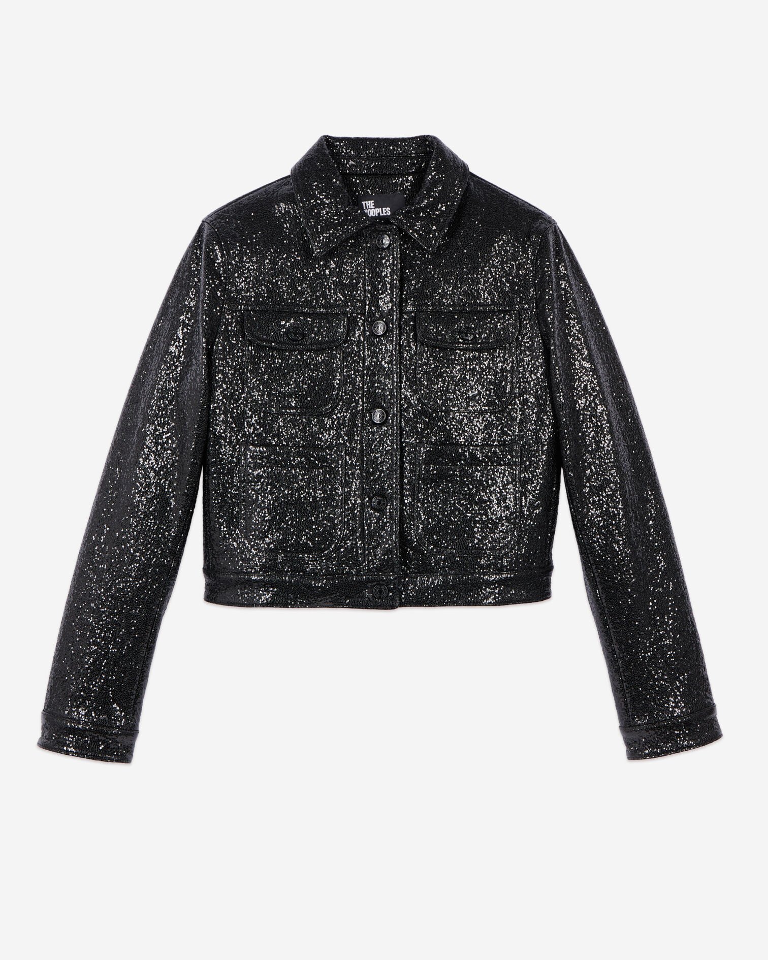 Short black jacket, BLACK, hi-res image number null