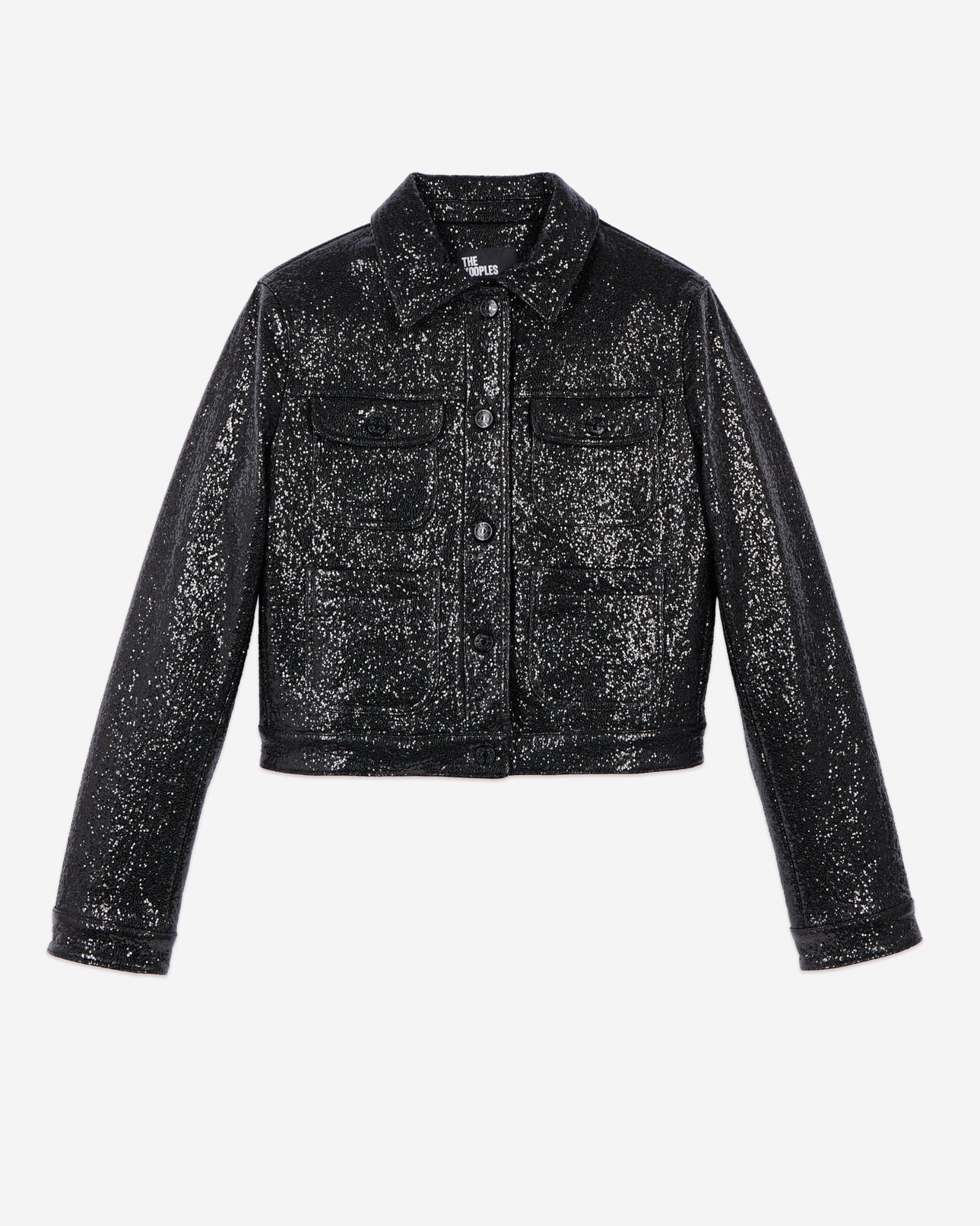 The Kooples DAMEN BLACK schwarze kurzjacke