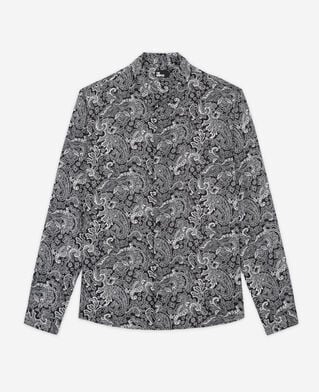 The Kooples HOMME BLACK WHITE chemise imprimée