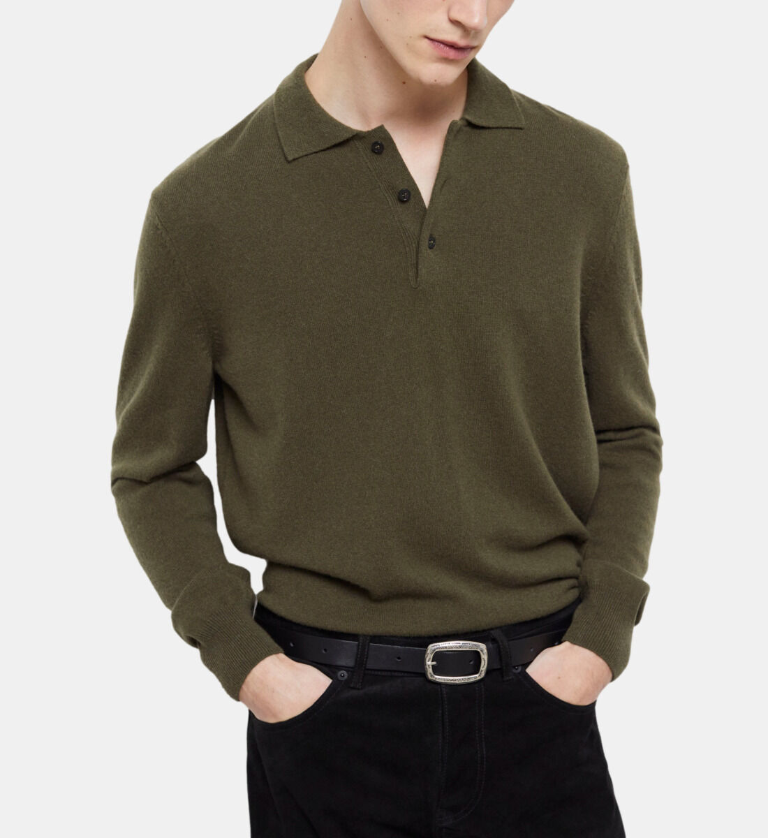 Khaki cashmere discount jumper
