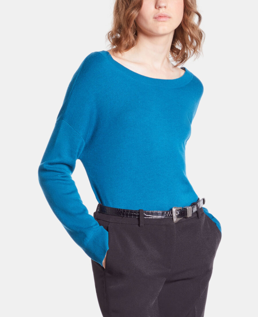 The Kooples WOMEN BLACK black crocodile effect leather belt with western buckle