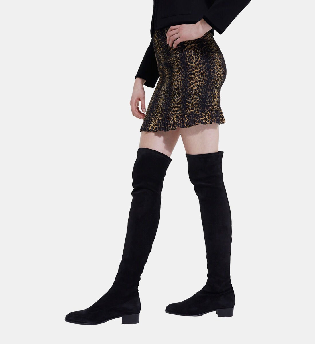 Jupe courte on sale leopard zara