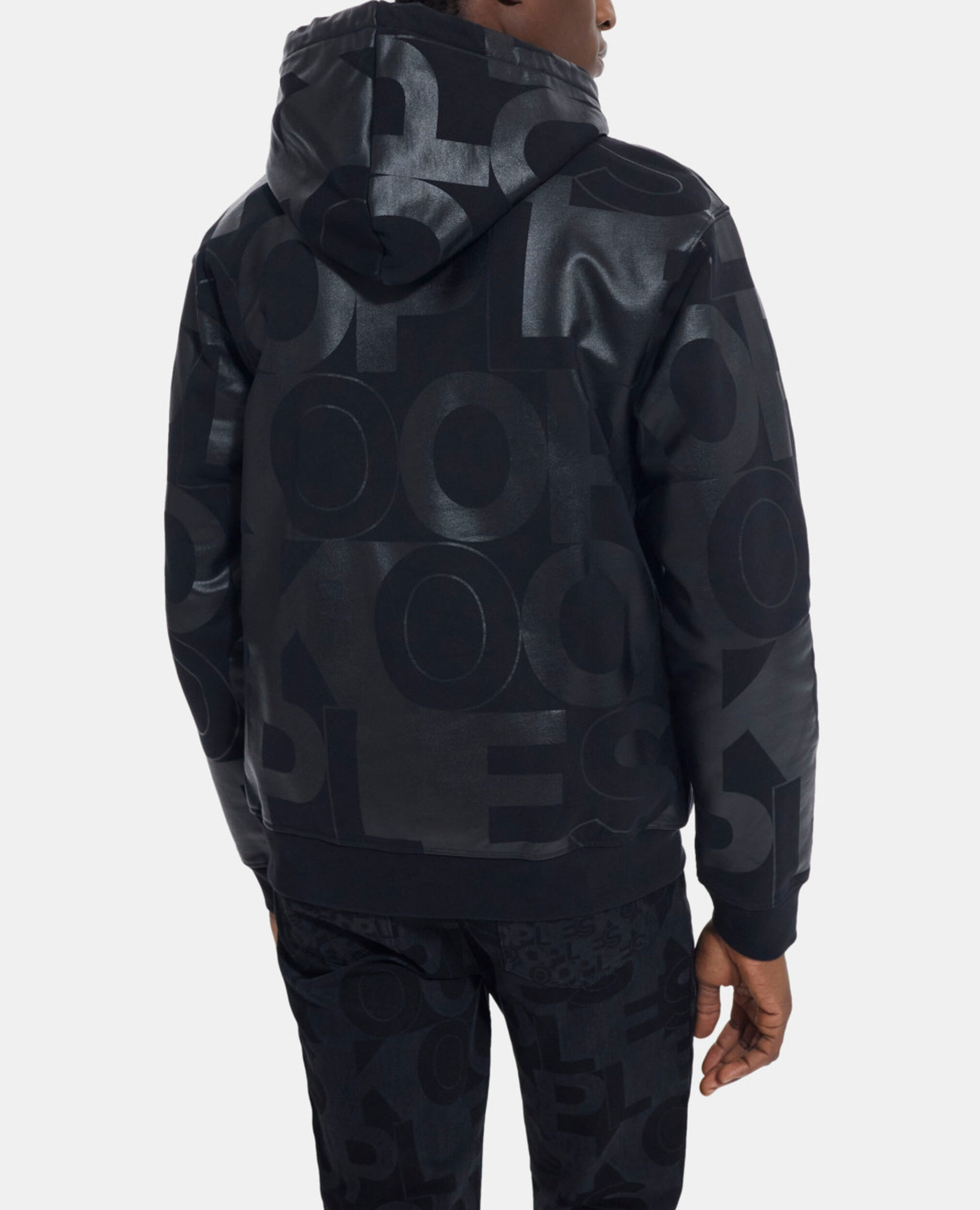 The Kooples logo sweatshirt, BLACK, hi-res image number null