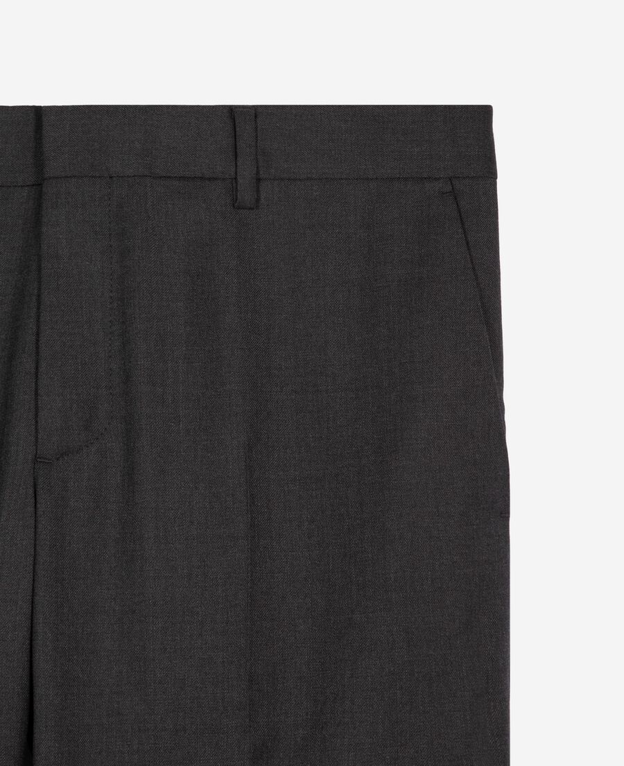 The Kooples MEN GREY grey slim-fit wool suit pants
