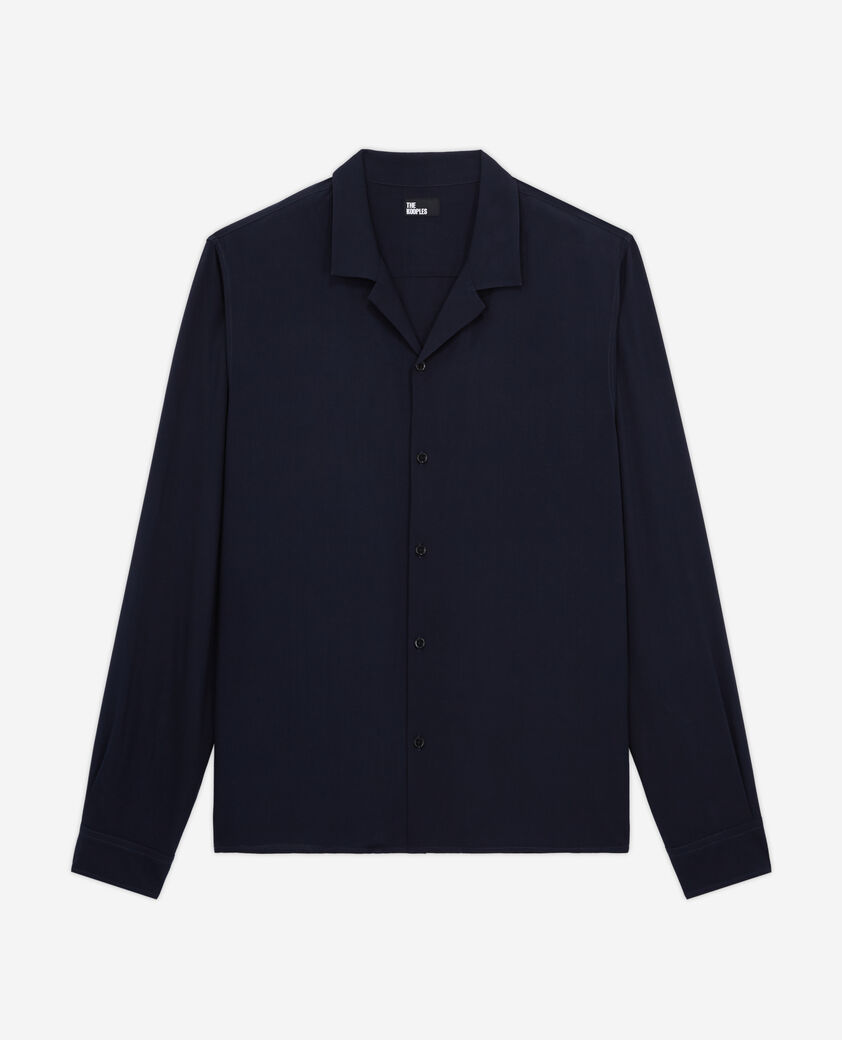 The Kooples HOMME NAVY chemise bleue