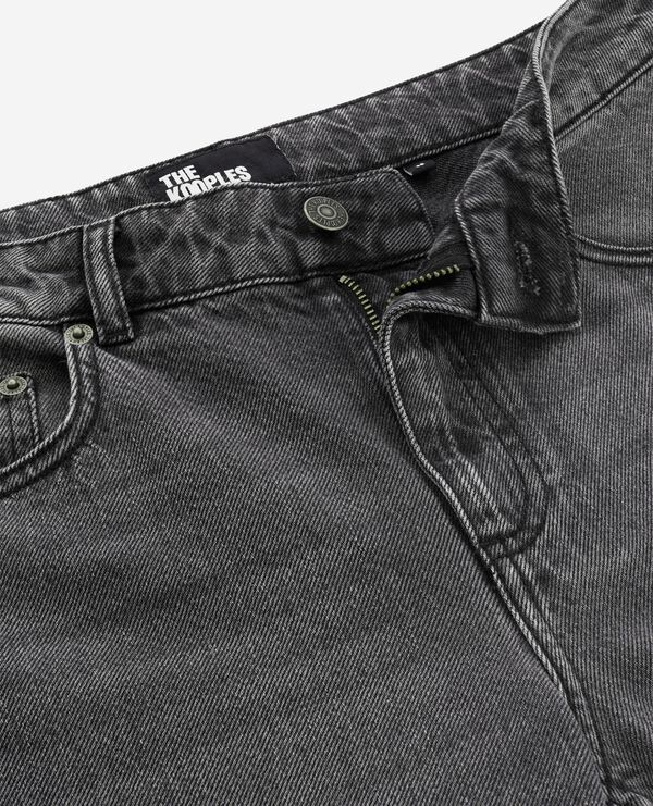 The Kooples WOMEN BLACK black wide-leg jeans