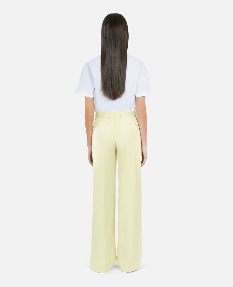 light yellow suit trousers
