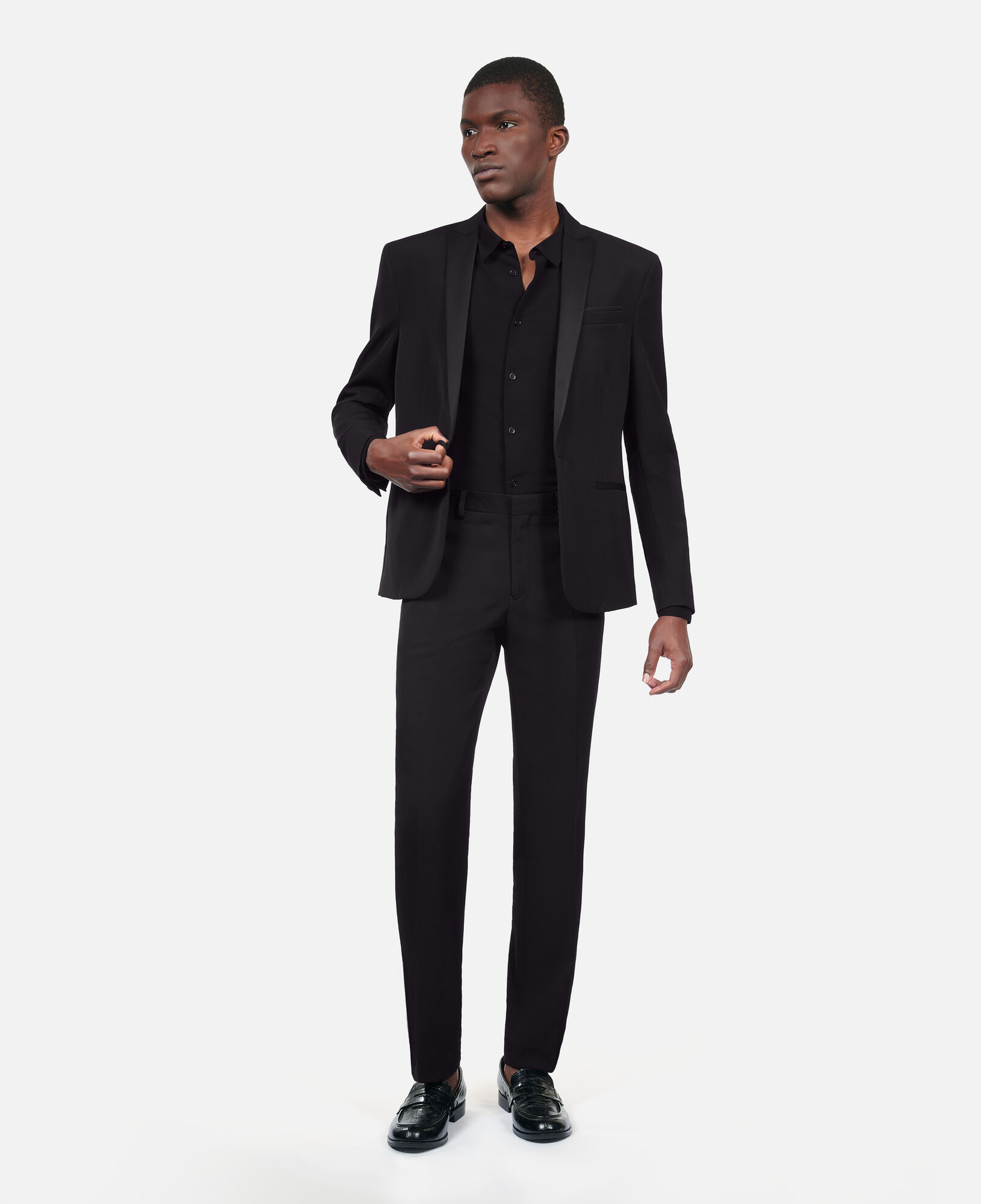 The Kooples HERREN BLACK schwarze smokingjacke