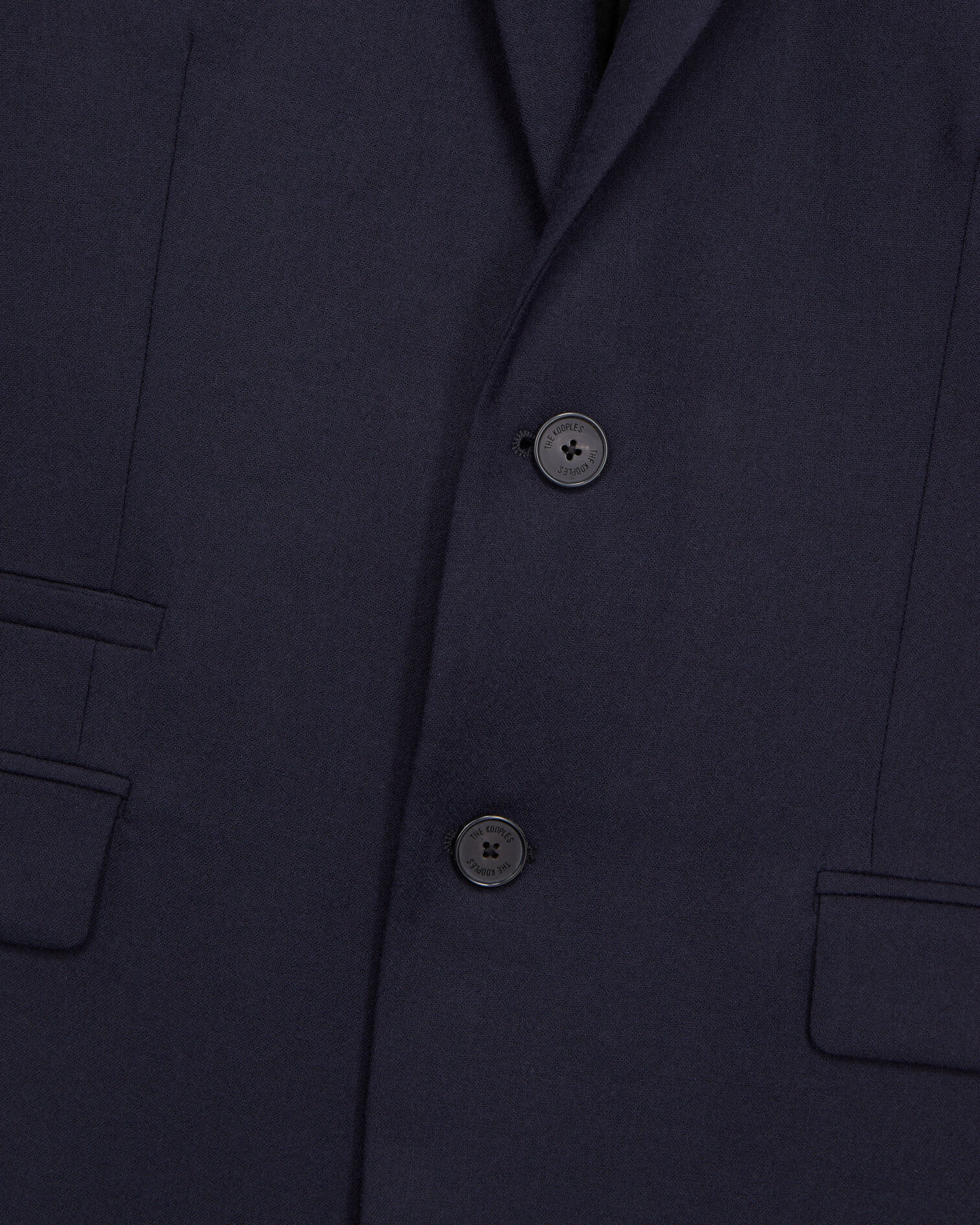 Veste de costume bleu marine en flanelle, NAVY, hi-res image number null