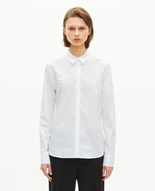 The Kooples FEMME WHITE chemise en popeline blanche