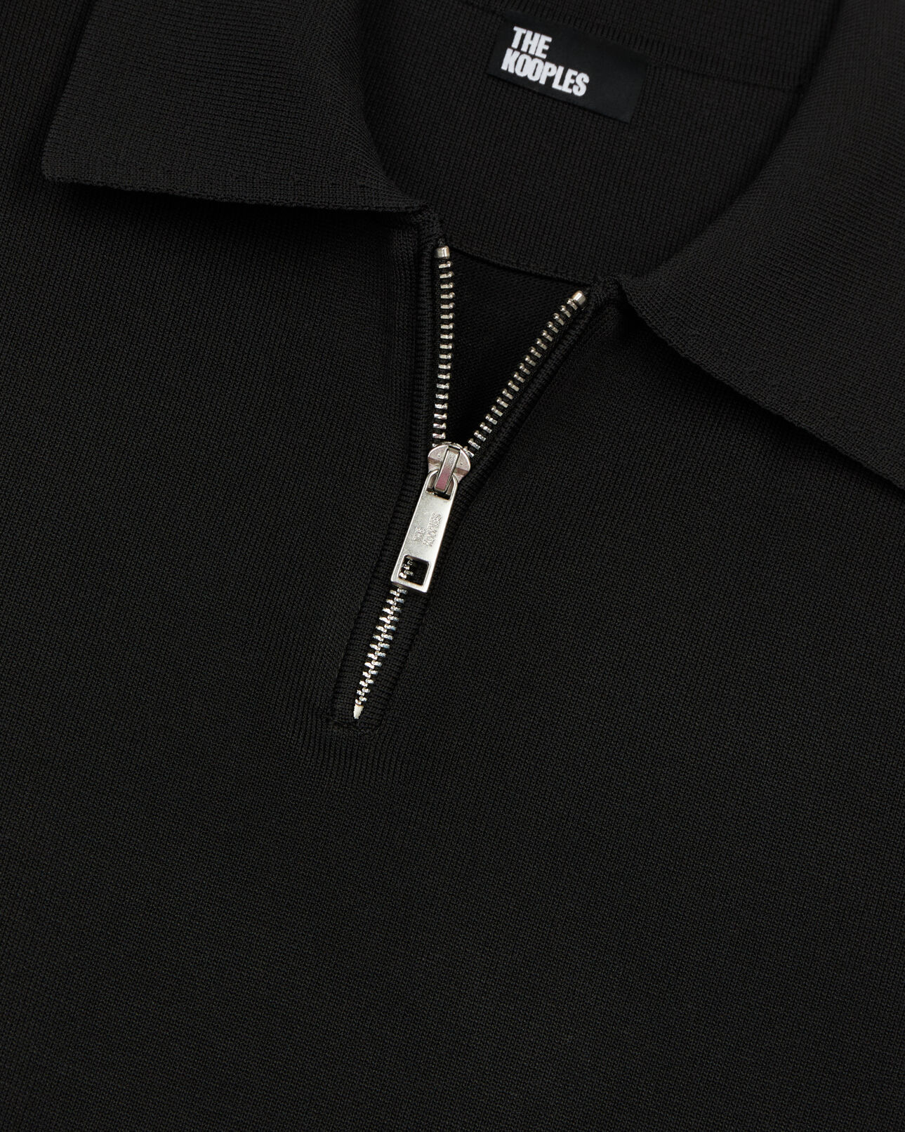 The Kooples HOMBRE BLACK camisa polo negra punto