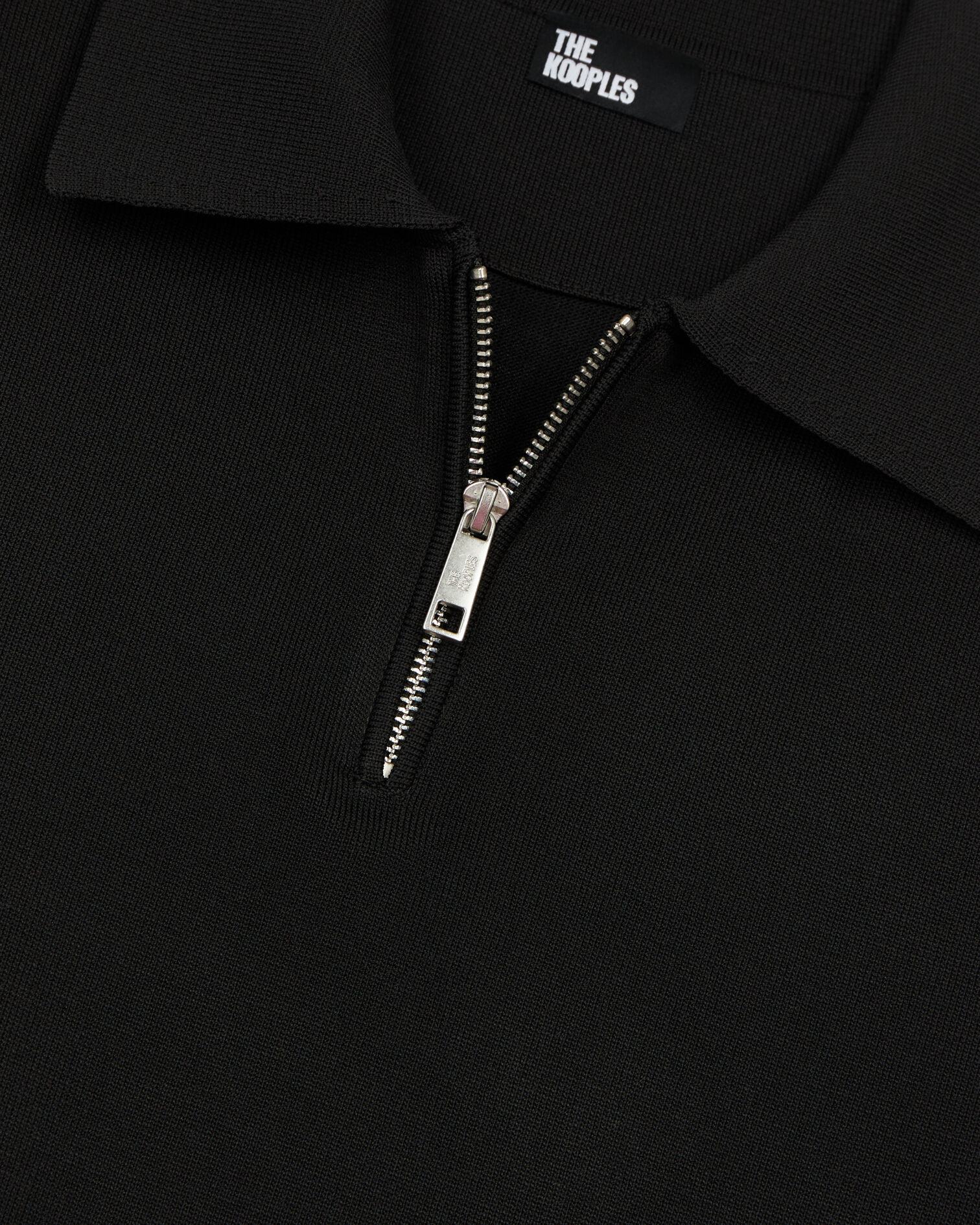 Camisa polo negra punto, BLACK, hi-res image number null