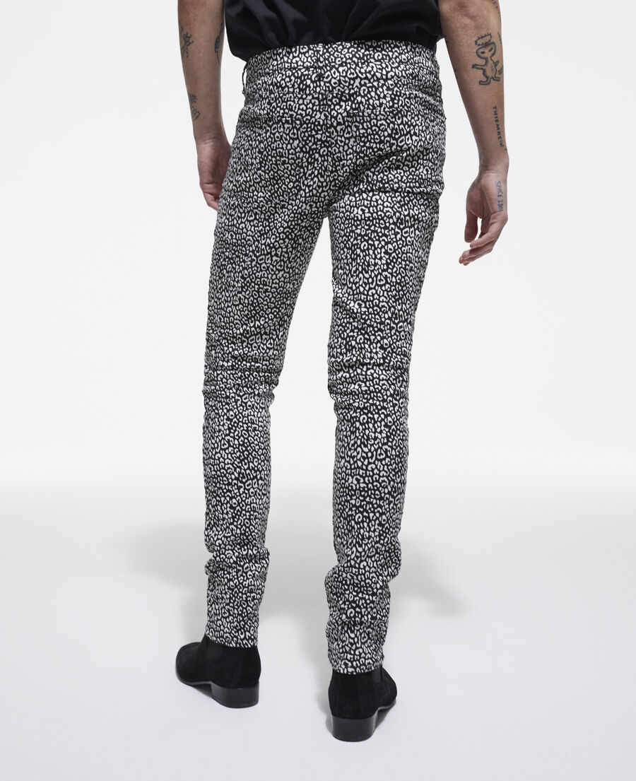 vaqueros slim leopardo negros