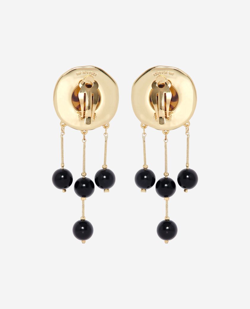 The Kooples FEMME GOLD boucles d'oreilles dorée