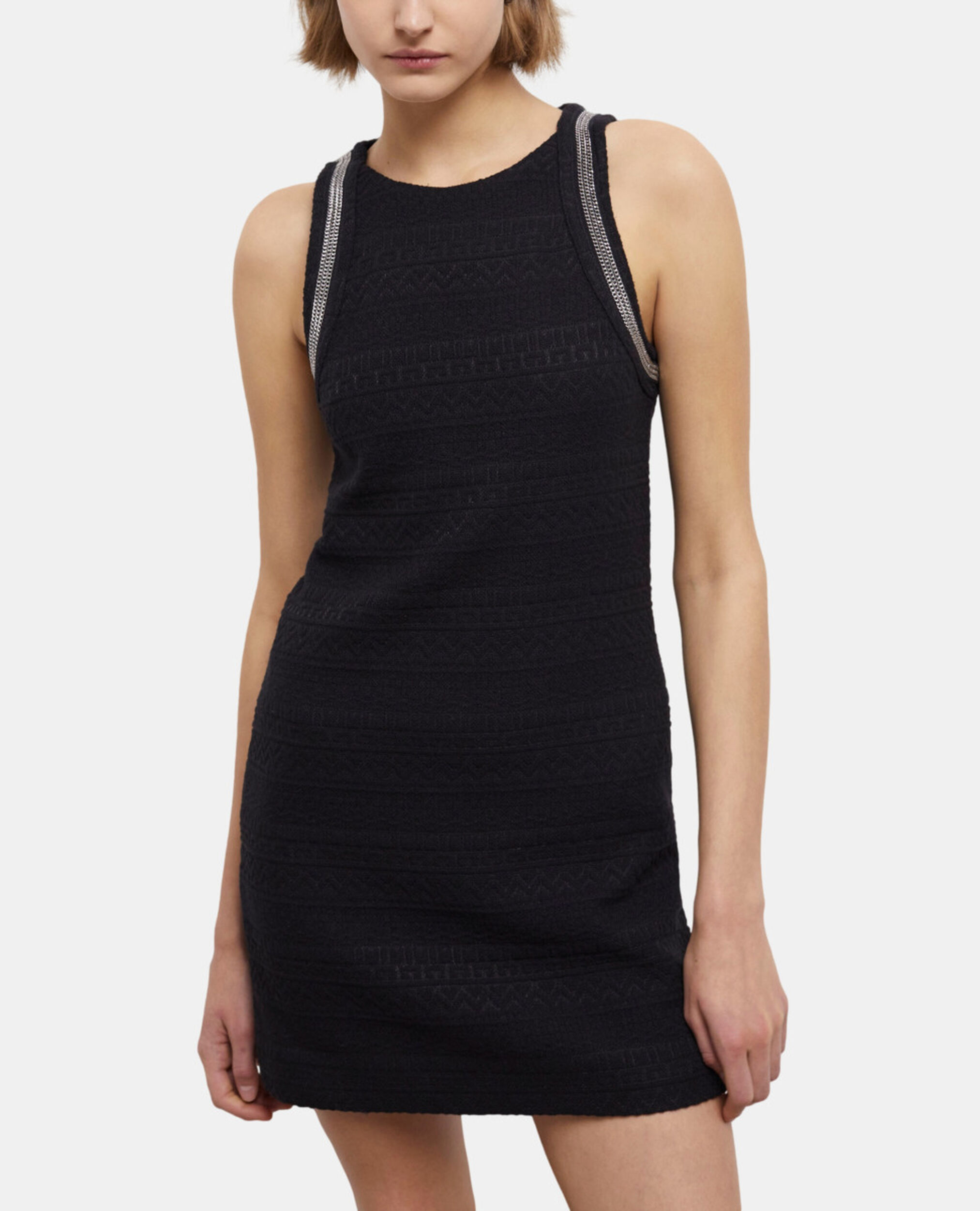Short black dress, BLACK, hi-res image number null