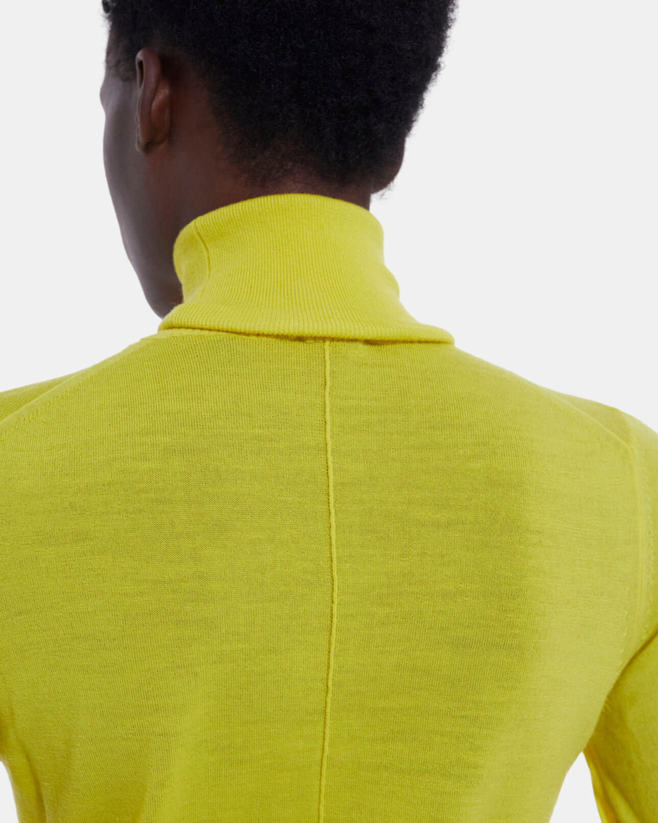 The Kooples FEMME YELLOW pull en laine jaune