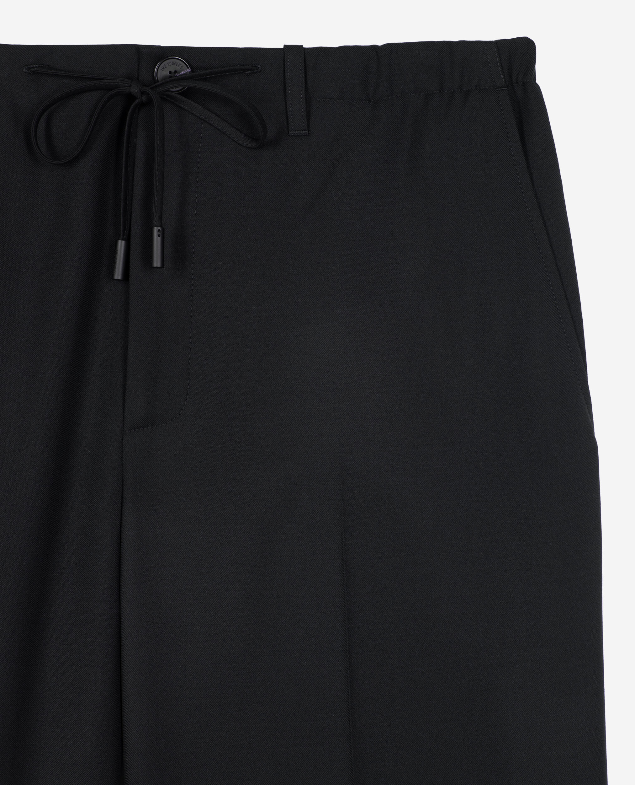 Pantalon droit noir, BLACK, hi-res image number null