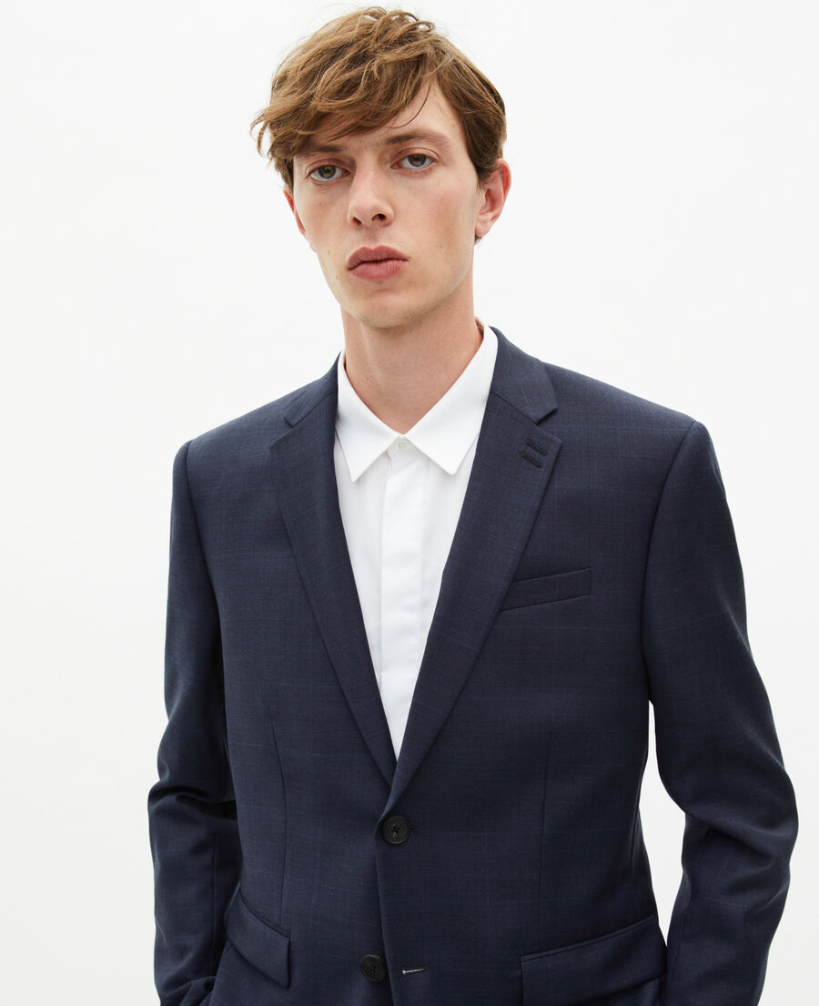 The Kooples MEN NAVY navy wool suit jacket