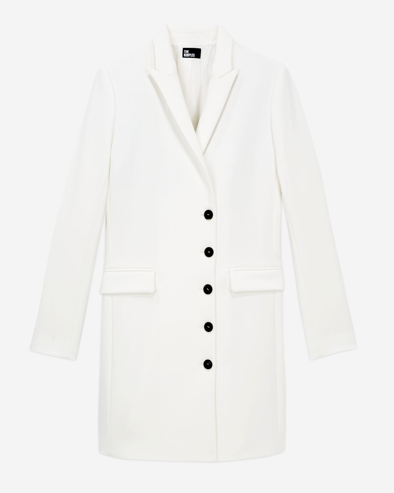 The Kooples DAMEN ECRU kurzes, ecrufarbenes kleid
