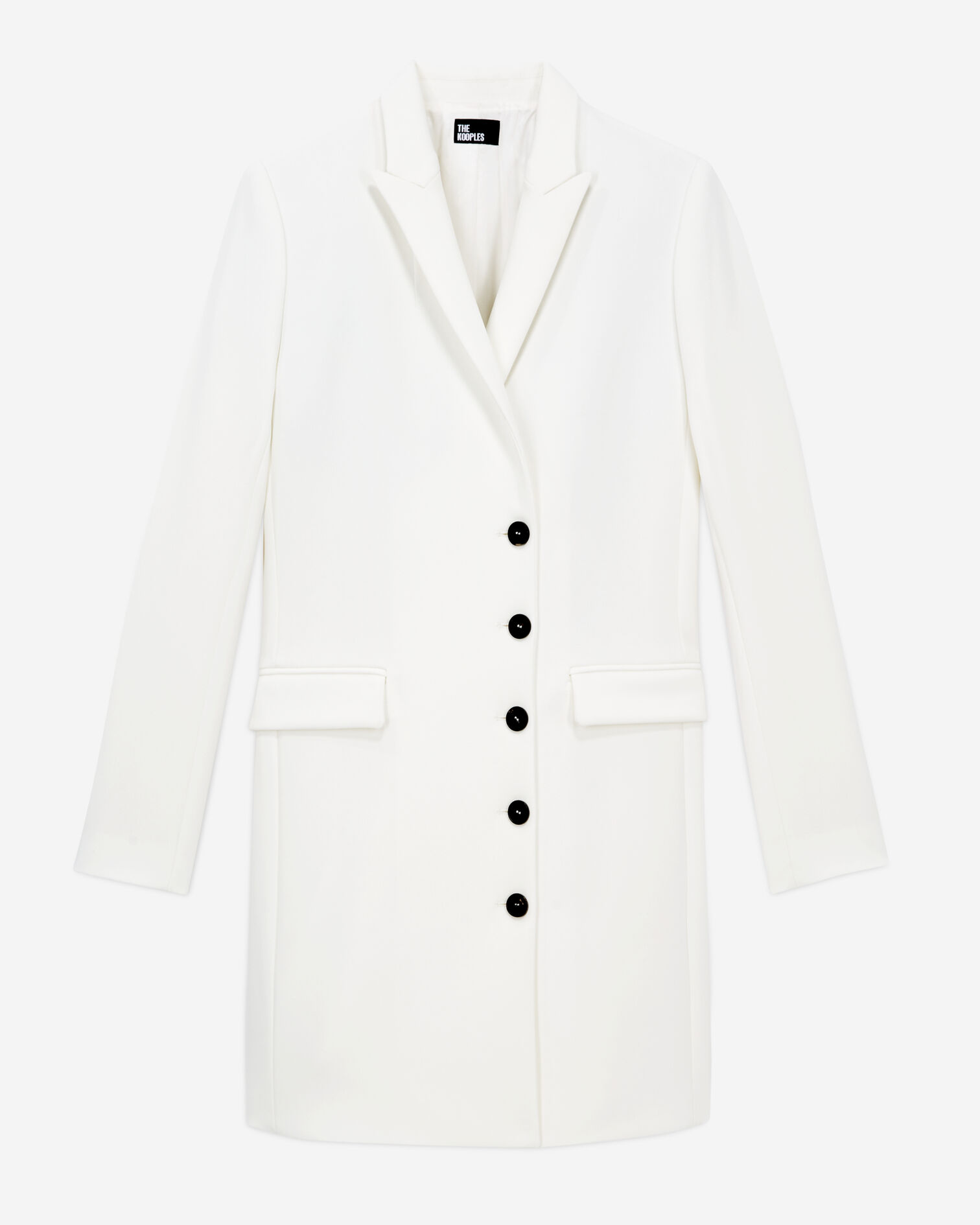 Kurzes, ecrufarbenes Kleid, ECRU, hi-res image number null