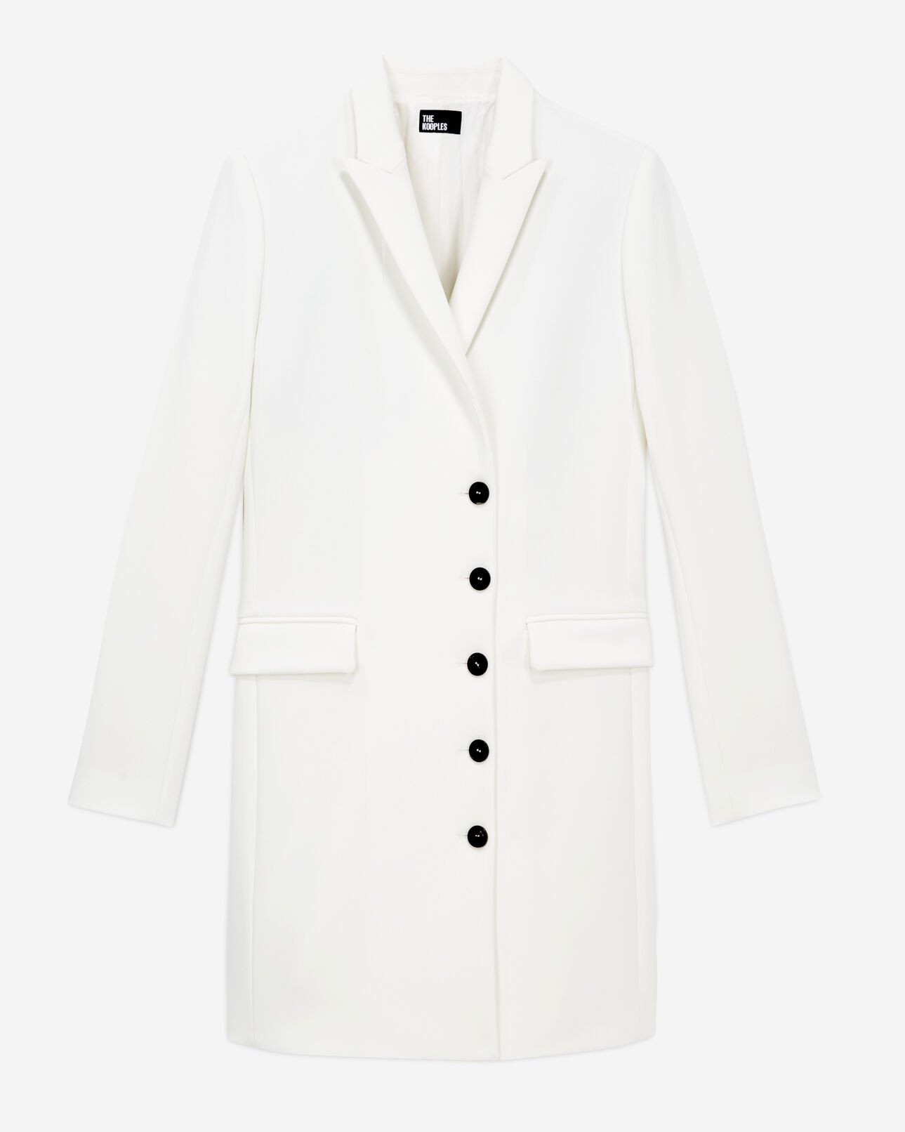 The Kooples DAMEN ECRU kurzes, ecrufarbenes kleid
