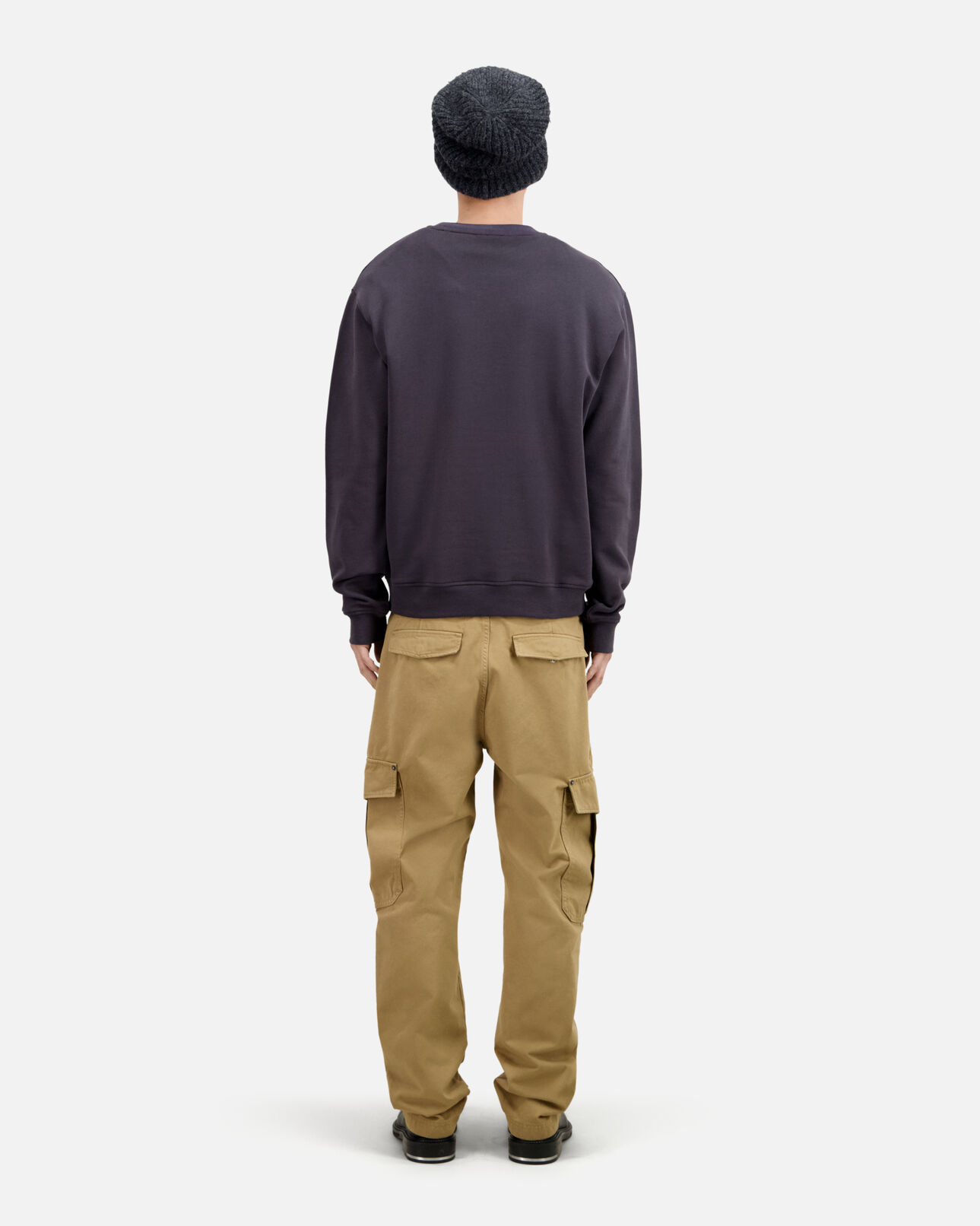 The Kooples MEN NIGHT BLUE blue sweatshirt with fire tiger serigraphy