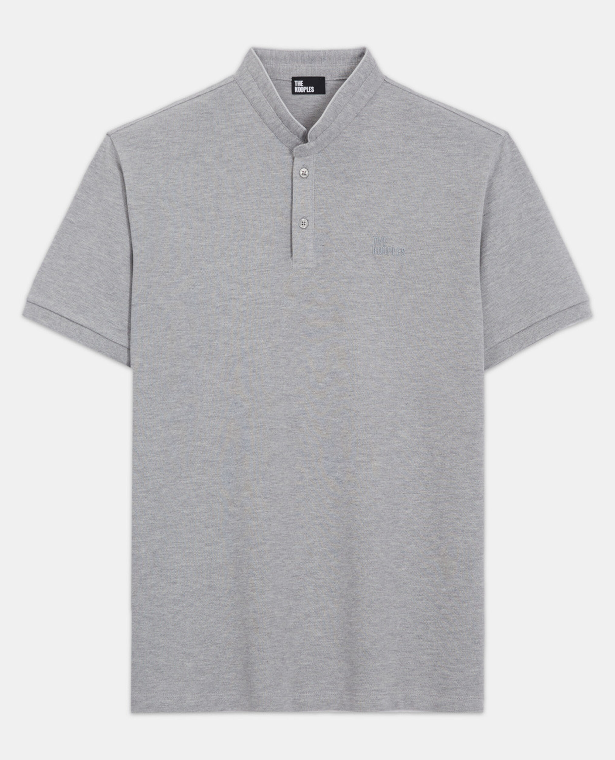 Polo gris, GREY MELANGE, hi-res image number null