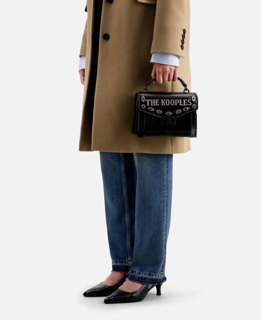small emily bag in black leather