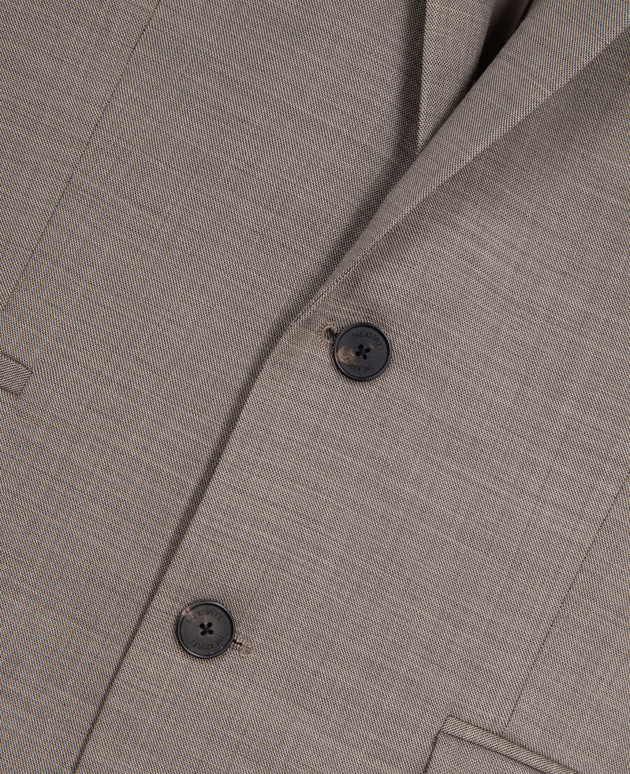 The Kooples H BEIGE beige wool suit jacket