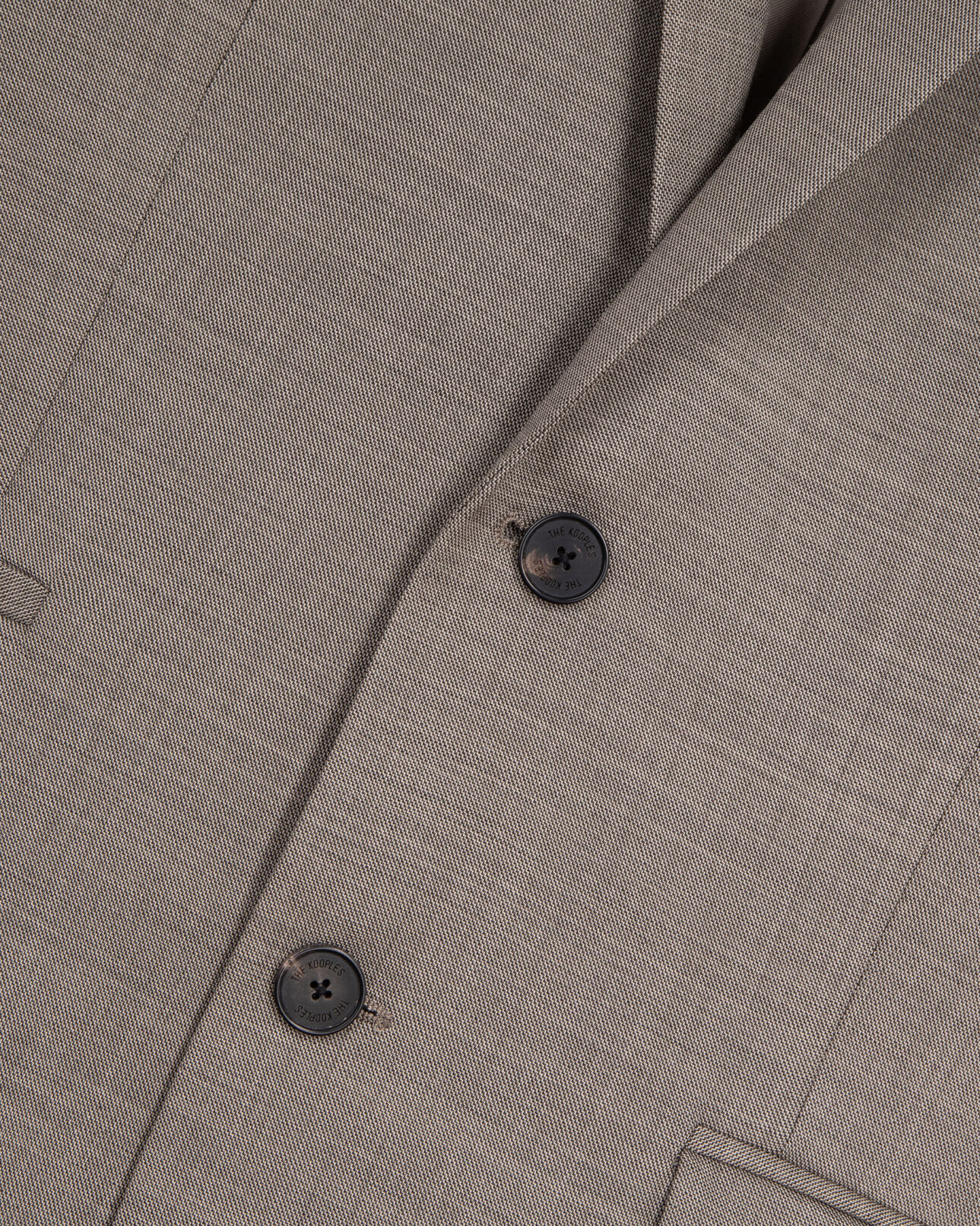 The Kooples MEN BEIGE beige wool suit jacket