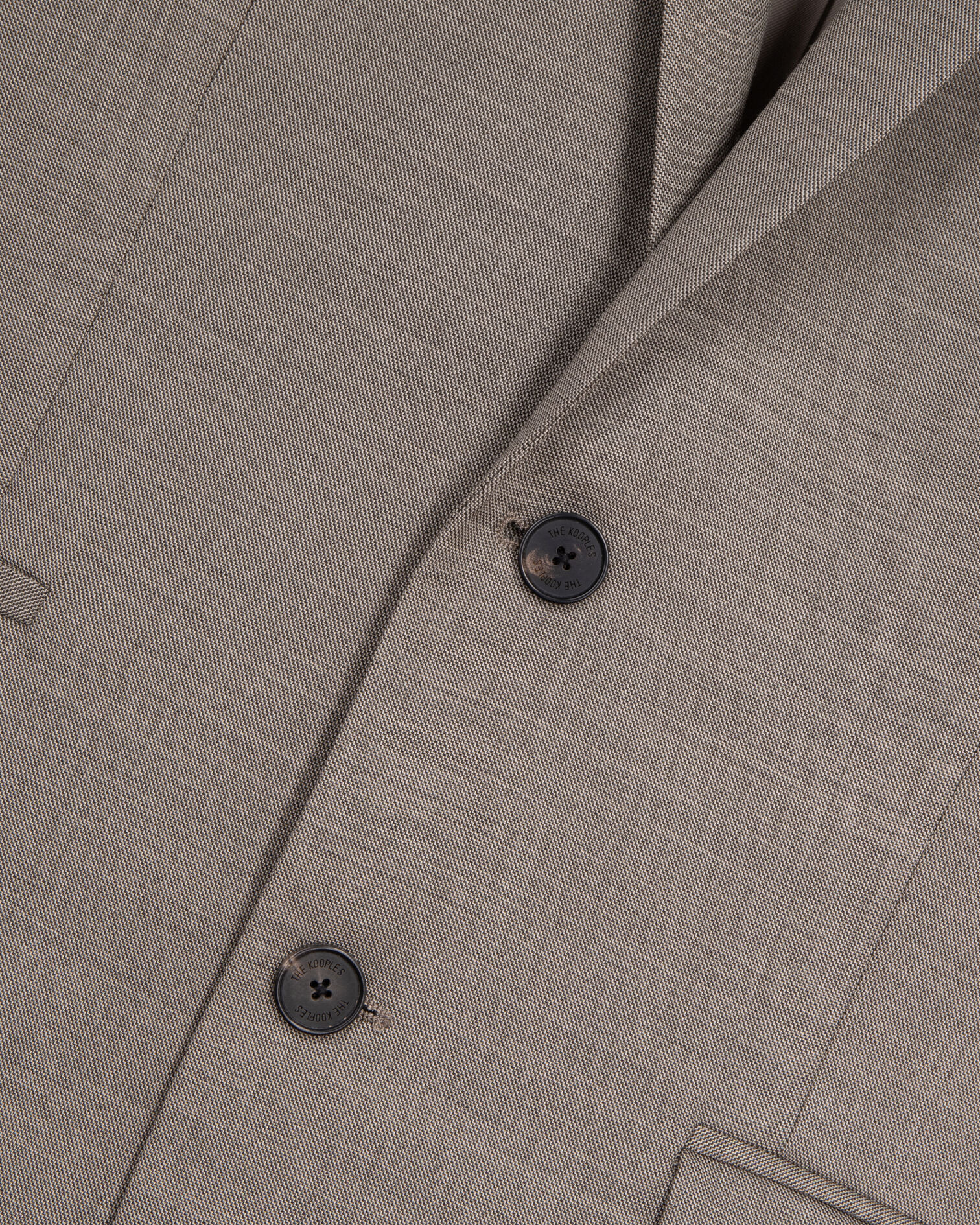 Beige wool suit jacket, BEIGE, hi-res image number null