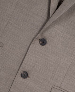 The Kooples H BEIGE beige wool suit jacket