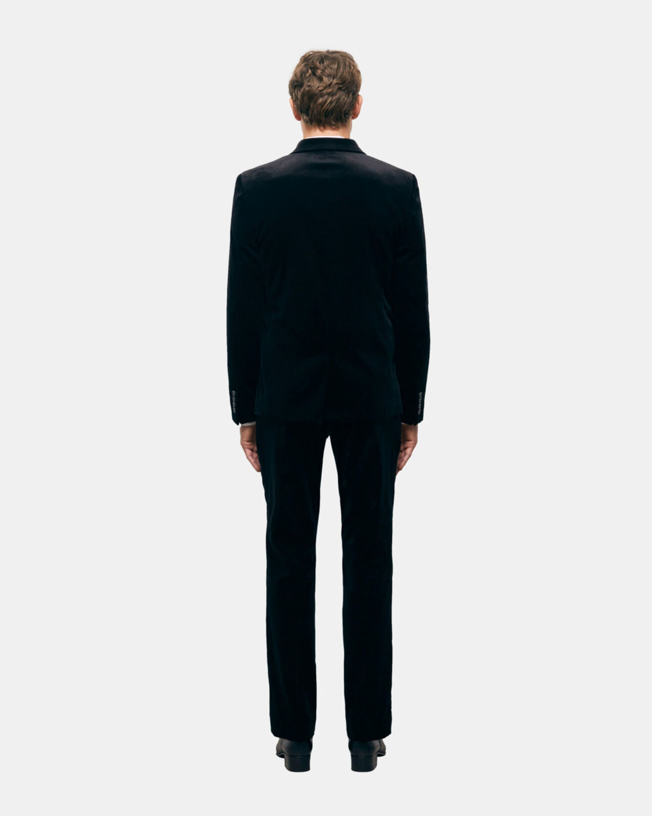 The Kooples HOMME BLACK veste de costume croisée noire