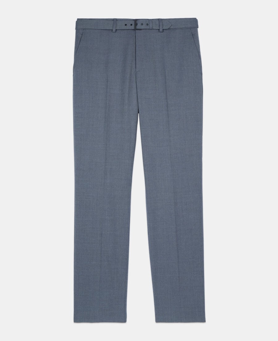 The Kooples MEN BLUE blue wool suit trousers