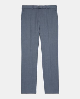 The Kooples MEN BLUE blue wool suit trousers