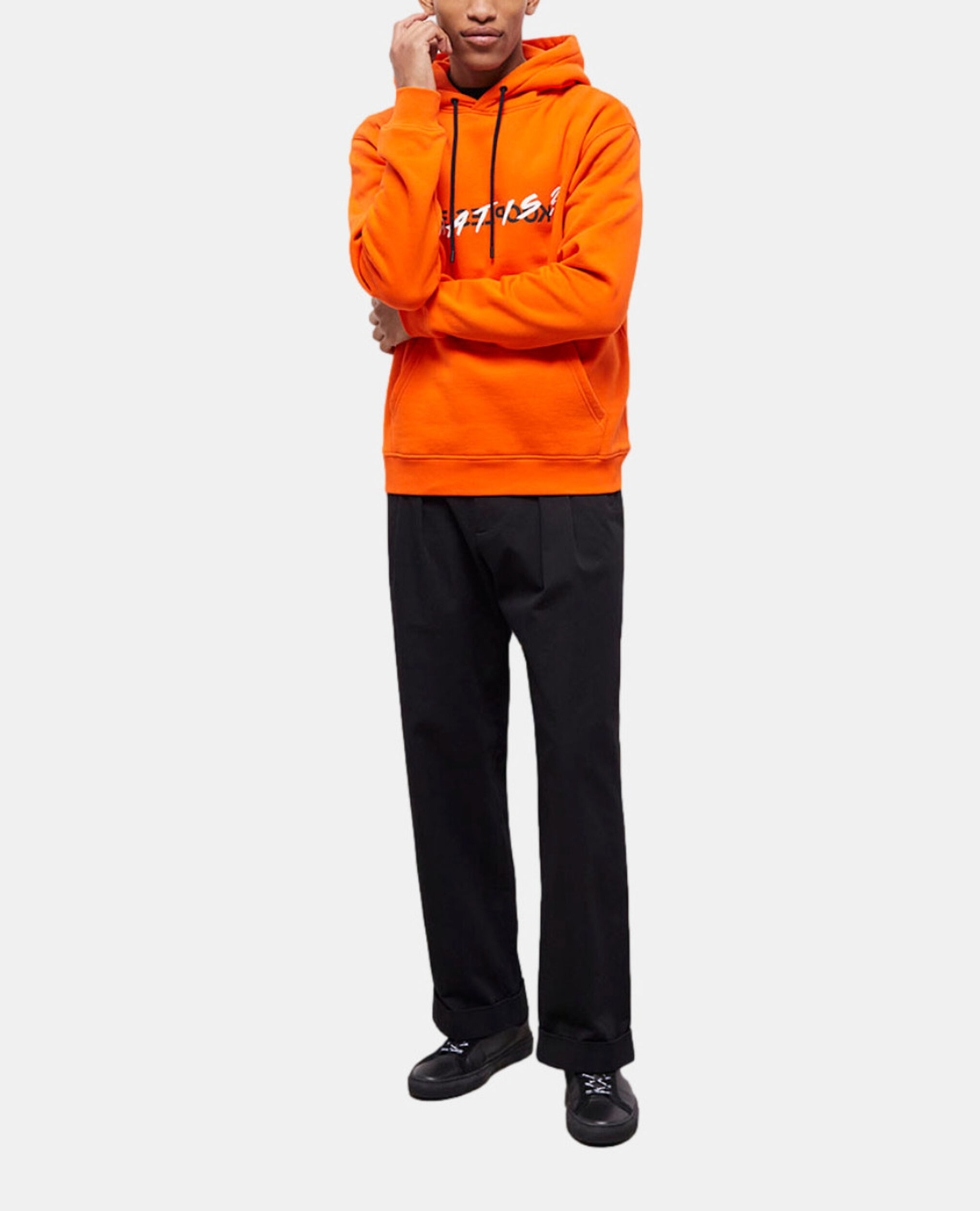 Orange What is hooded sweatshirt, PUMPKIN, hi-res image number null