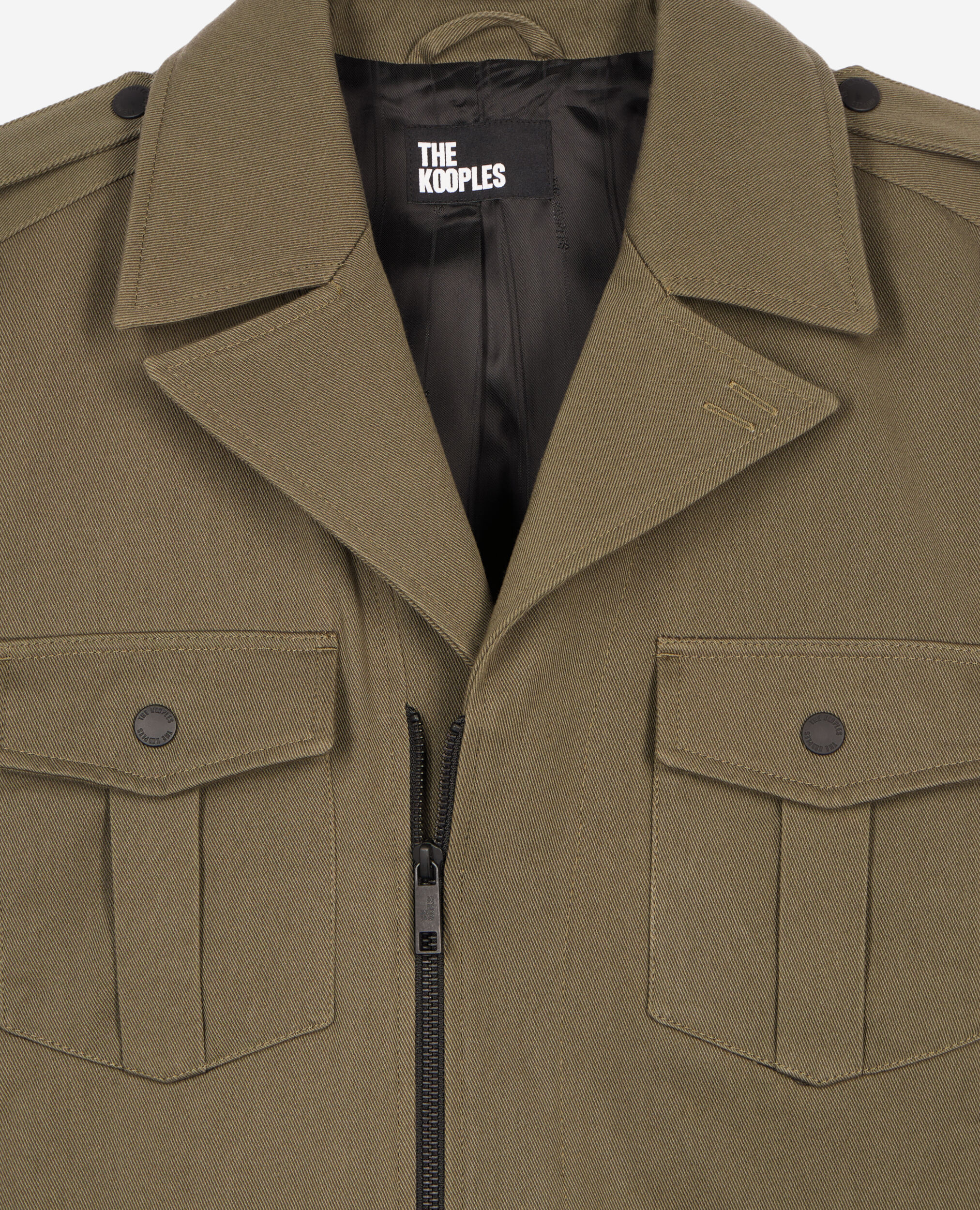 Blouson style officier kaki, OLIVE NIGHT, hi-res image number null