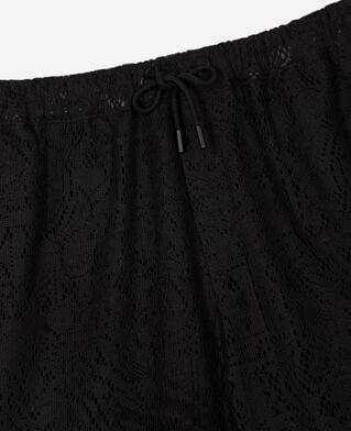 The Kooples H BLACK black lace shorts
