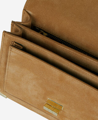 The Kooples F CAMEL / BROWN small emily bag in camel leather