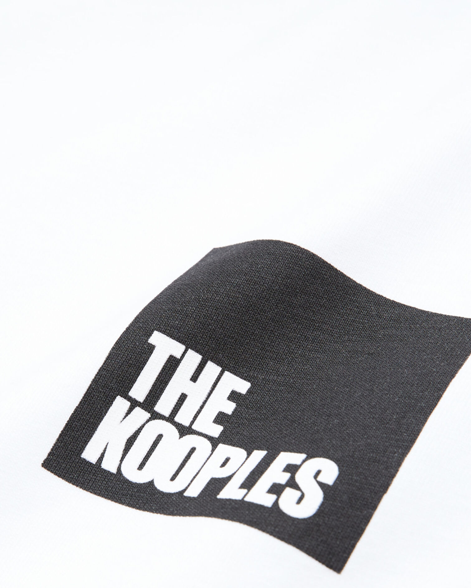 White T-shirt with The Kooples logo, SNOW WHITE, hi-res image number null