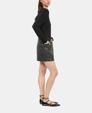 The Kooples MUJER BLACK camiseta manga larga negra