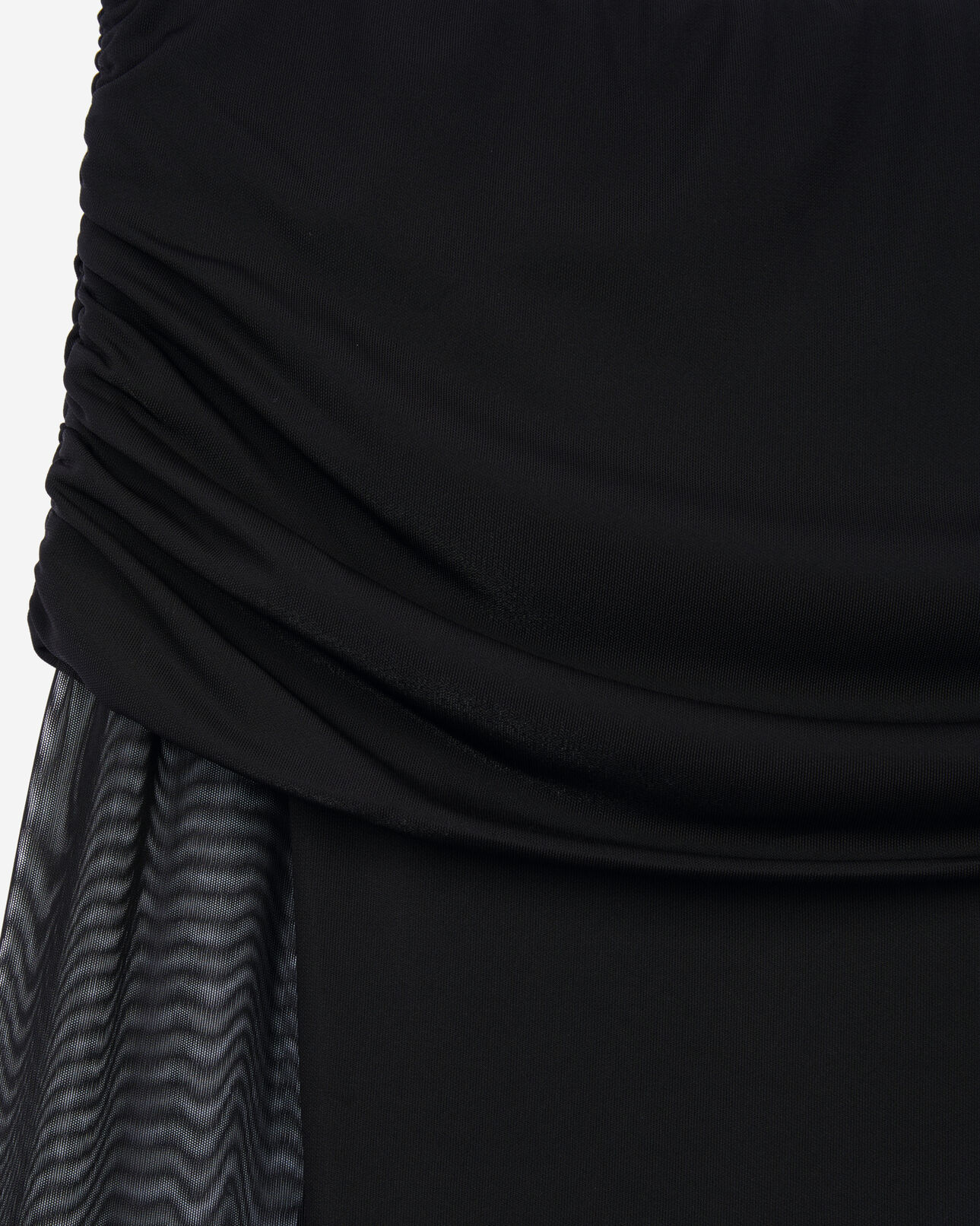 The Kooples FEMME BLACK top en jersey noir