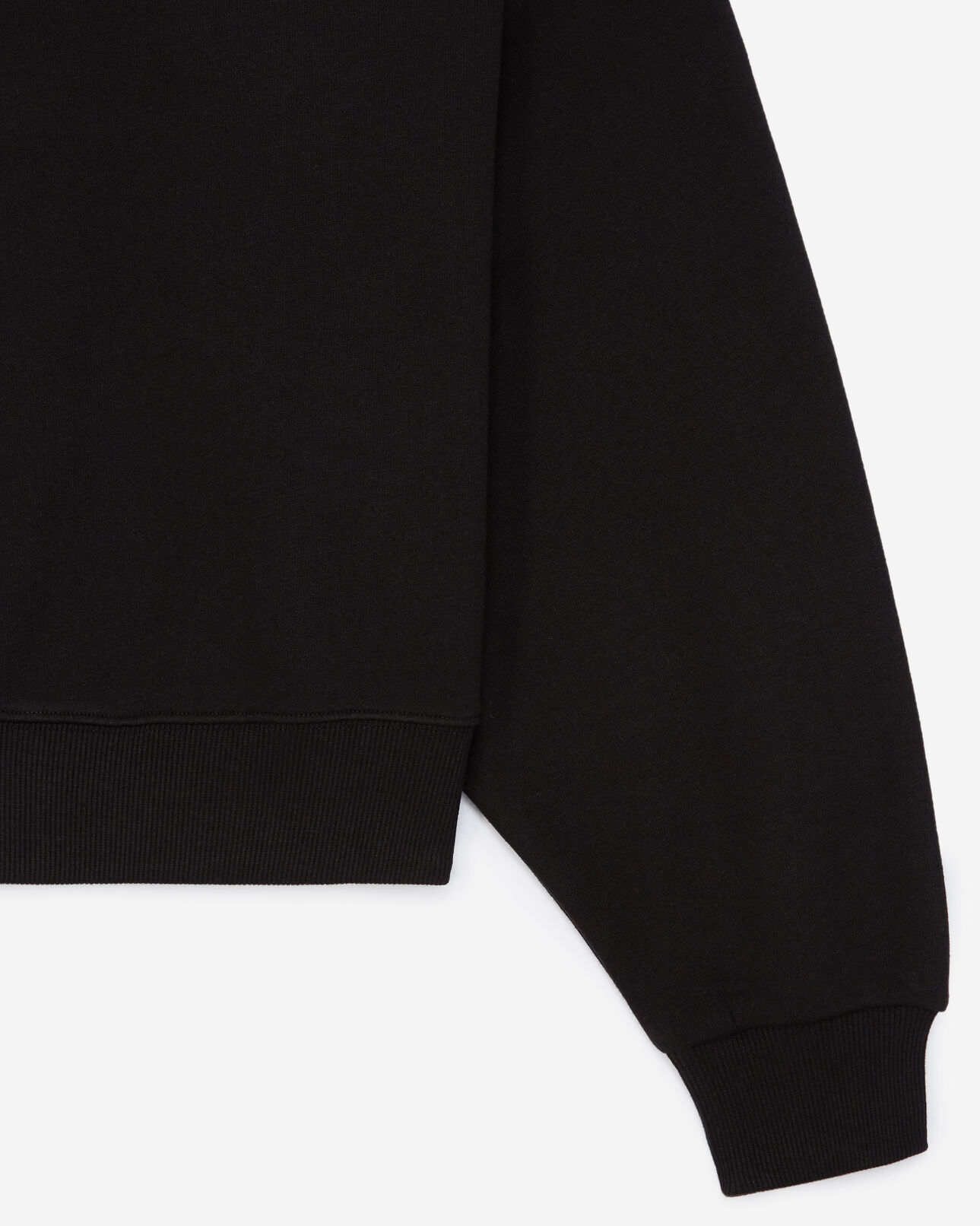 The Kooples FEMME BLACK sweat noir à logo vague contrasté