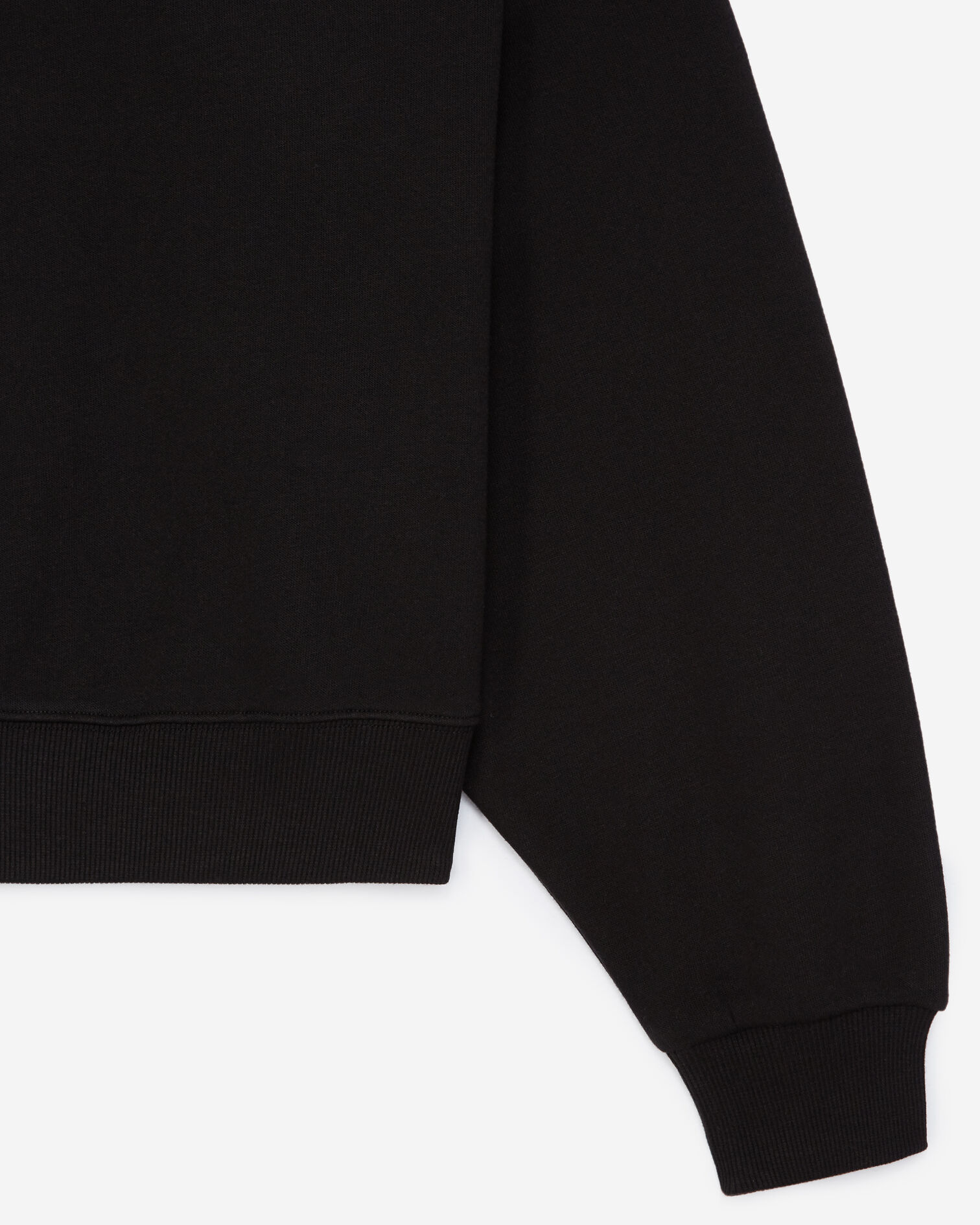 Sweat noir à logo vague contrasté, BLACK, hi-res image number null