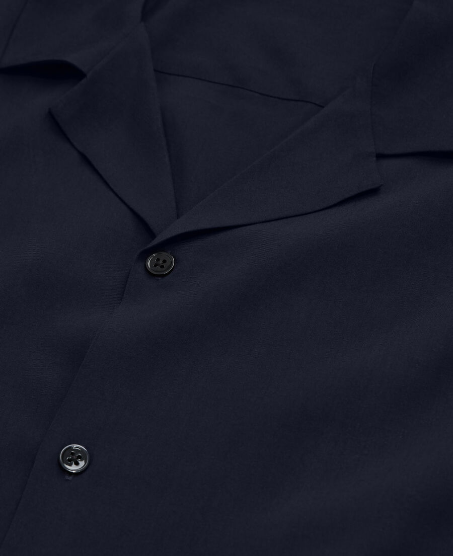 The Kooples HERREN NAVY lässiges, marineblaues hemd