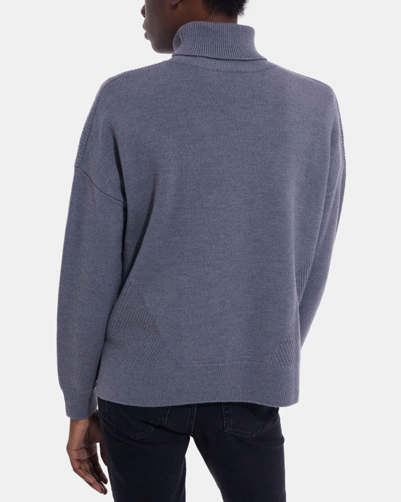 The Kooples WOMEN MIDDLE GREY gray wool sweater