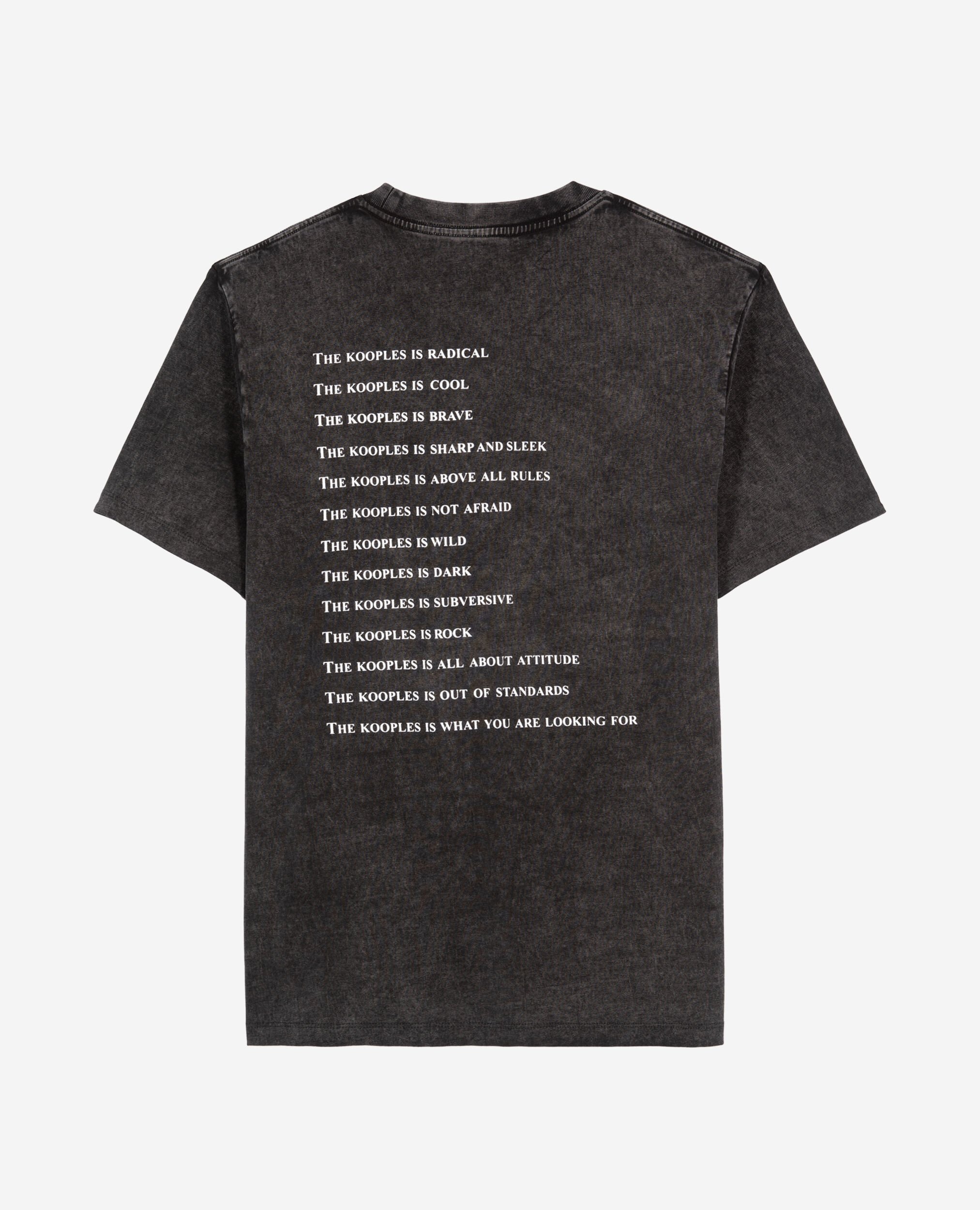 Black what is T-shirt, BLACK WASHED, hi-res image number null