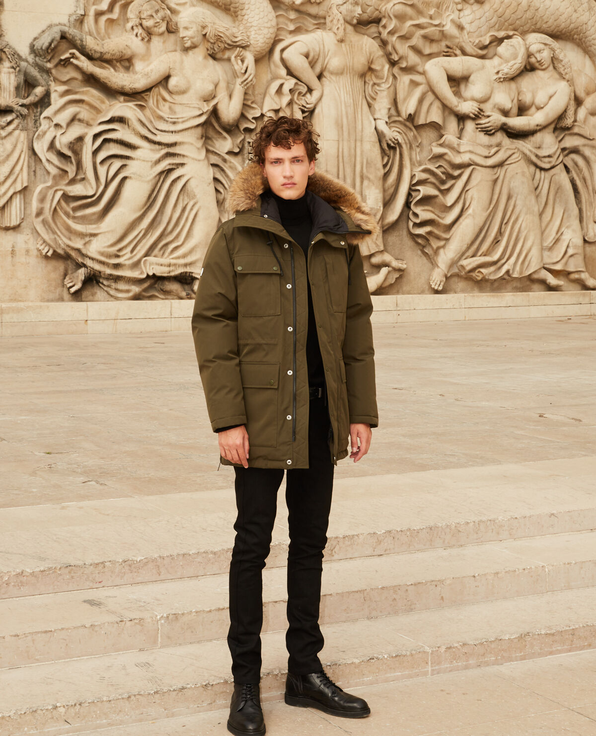 Parka the kooples store kaki