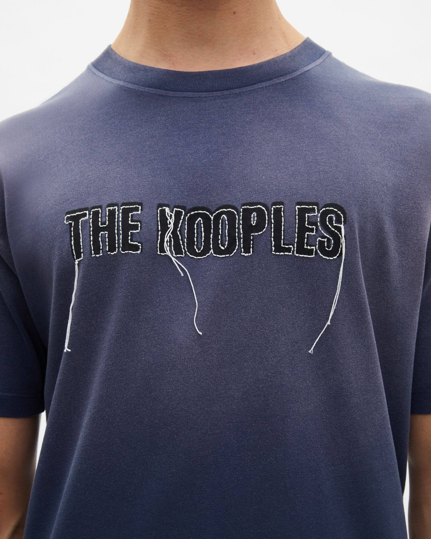 Marineblaues T-Shirt mit Logo, DARK NAVY, hi-res image number null