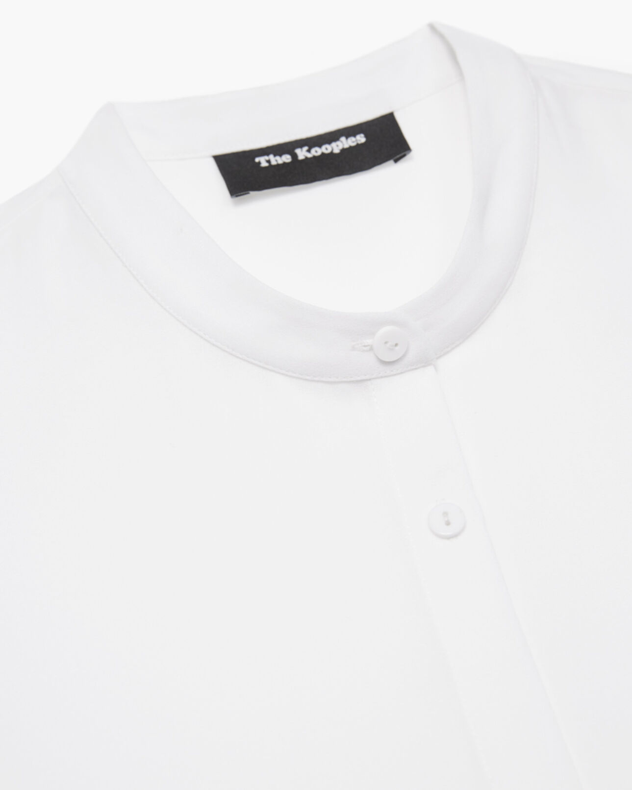 The Kooples MUJER WHITE camisa blanca